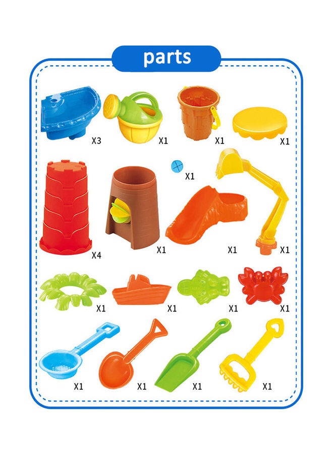 Kids Sand And Water Table Activity Toy Beach Toys Set
