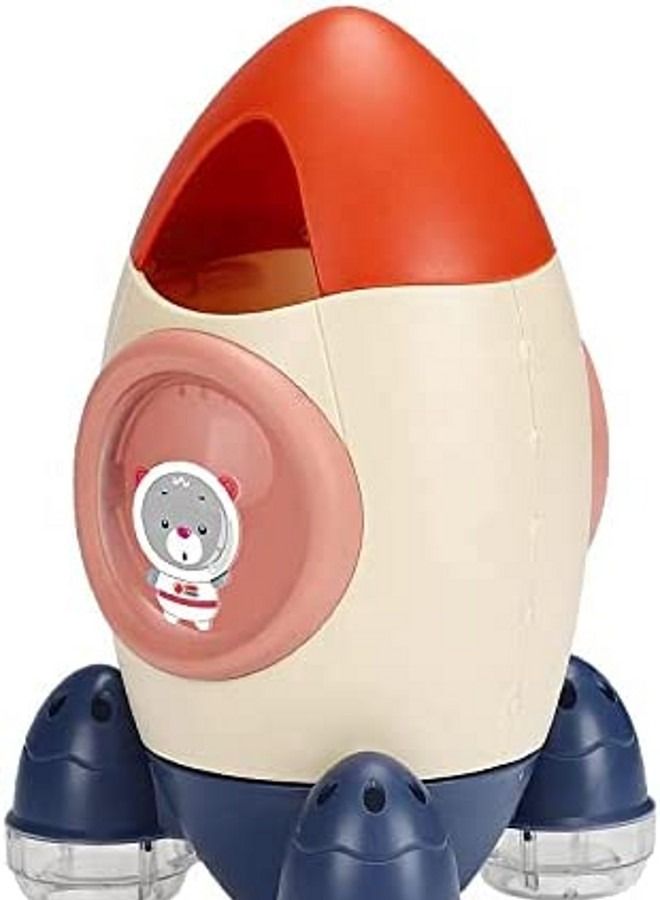 Baby water Toy Rocket Rotating Water Spray Bathing Toys Safe ABS Baby Pool Bathroom Squirt Pool Beach Bath Time Fountain Toys for Toddlers Kids