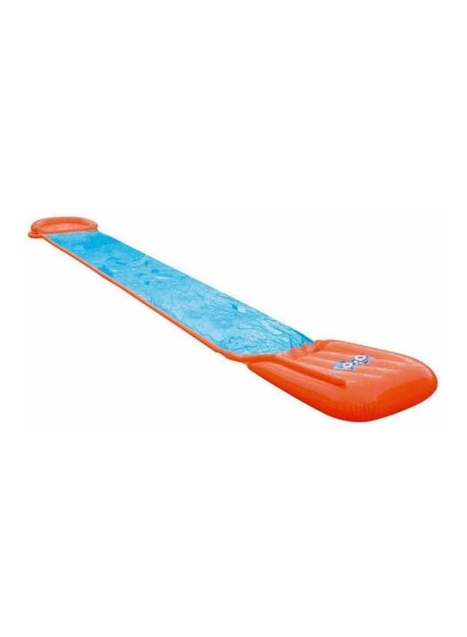 Single Slip Water Slide With Ramp Multicolor 5.49meter