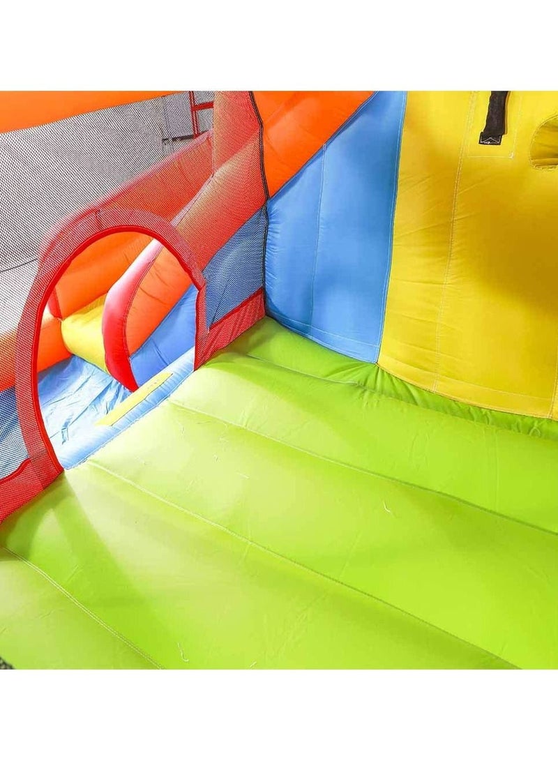 Outdoor Inflatable Bouncer Kids Bouncy Castle With Slide For Children(Bouncer Yellow)