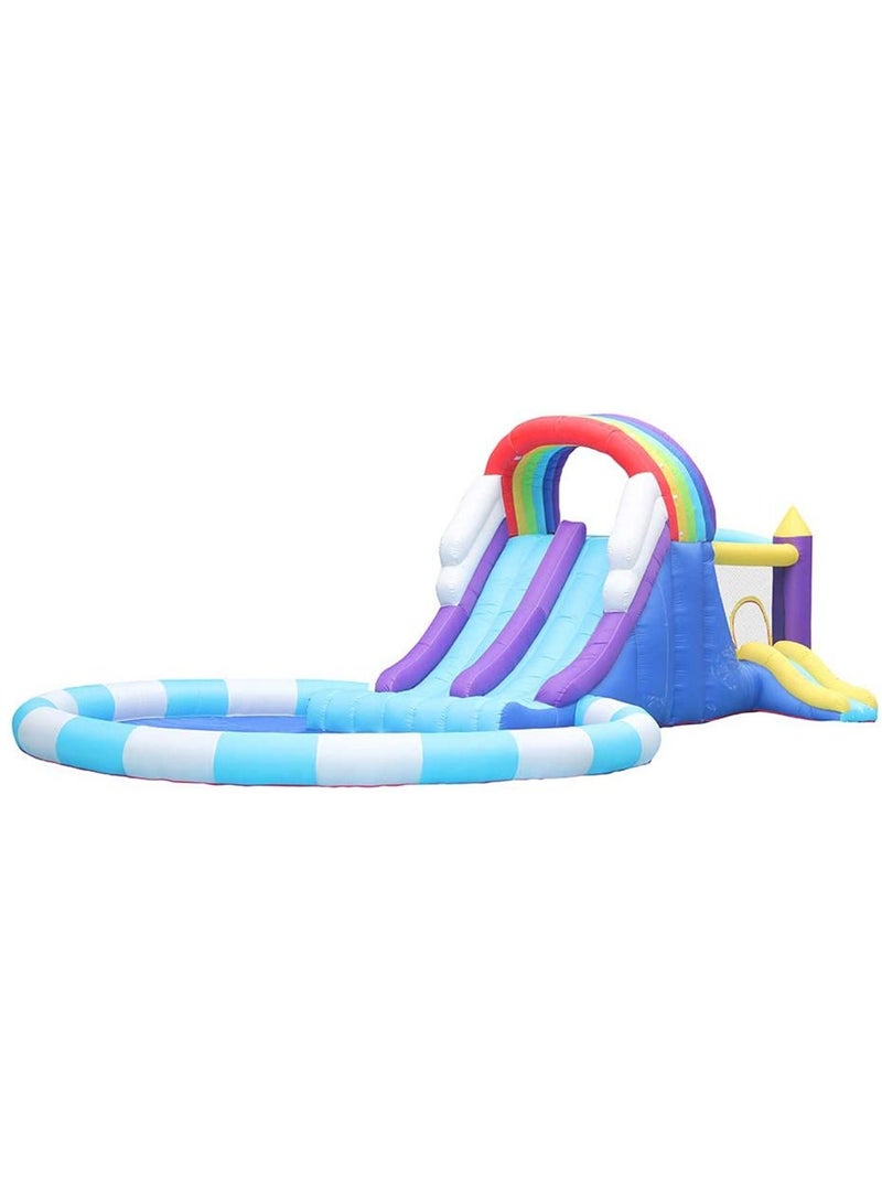 Outdoor Inflatable Bouncer Kids Bouncy Castle With Slide For Children