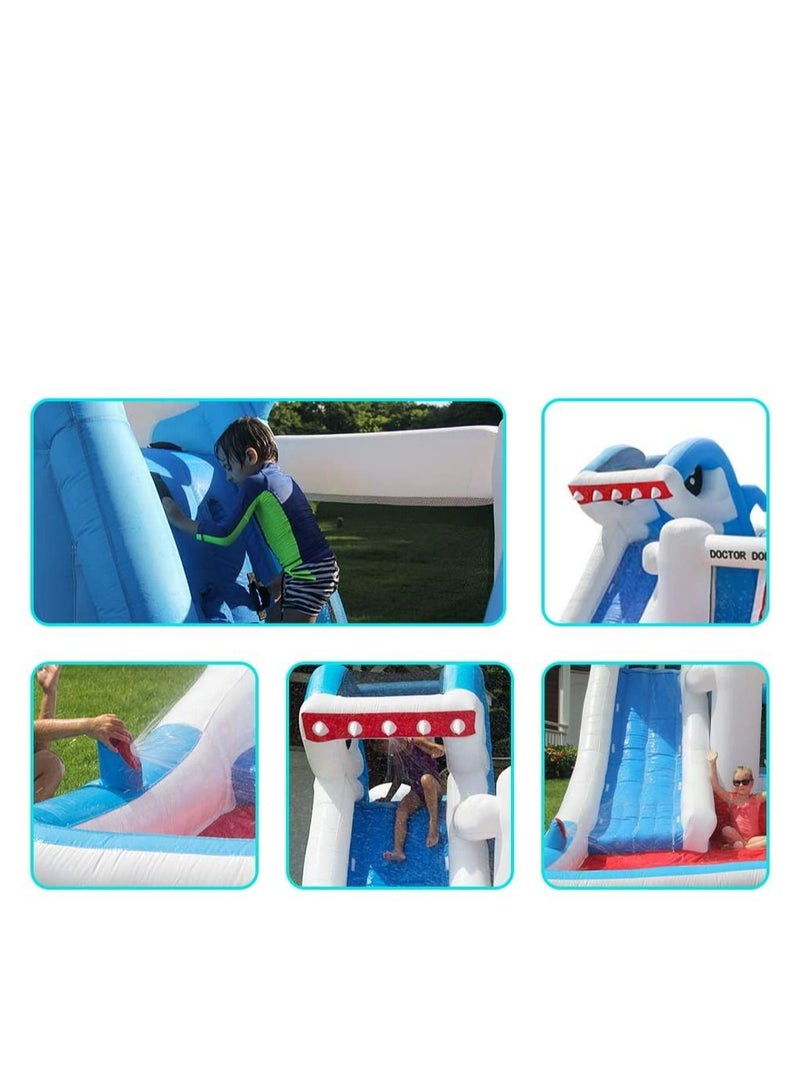 Shark Design Inflatable Water Slide For Children ( Big Shark)