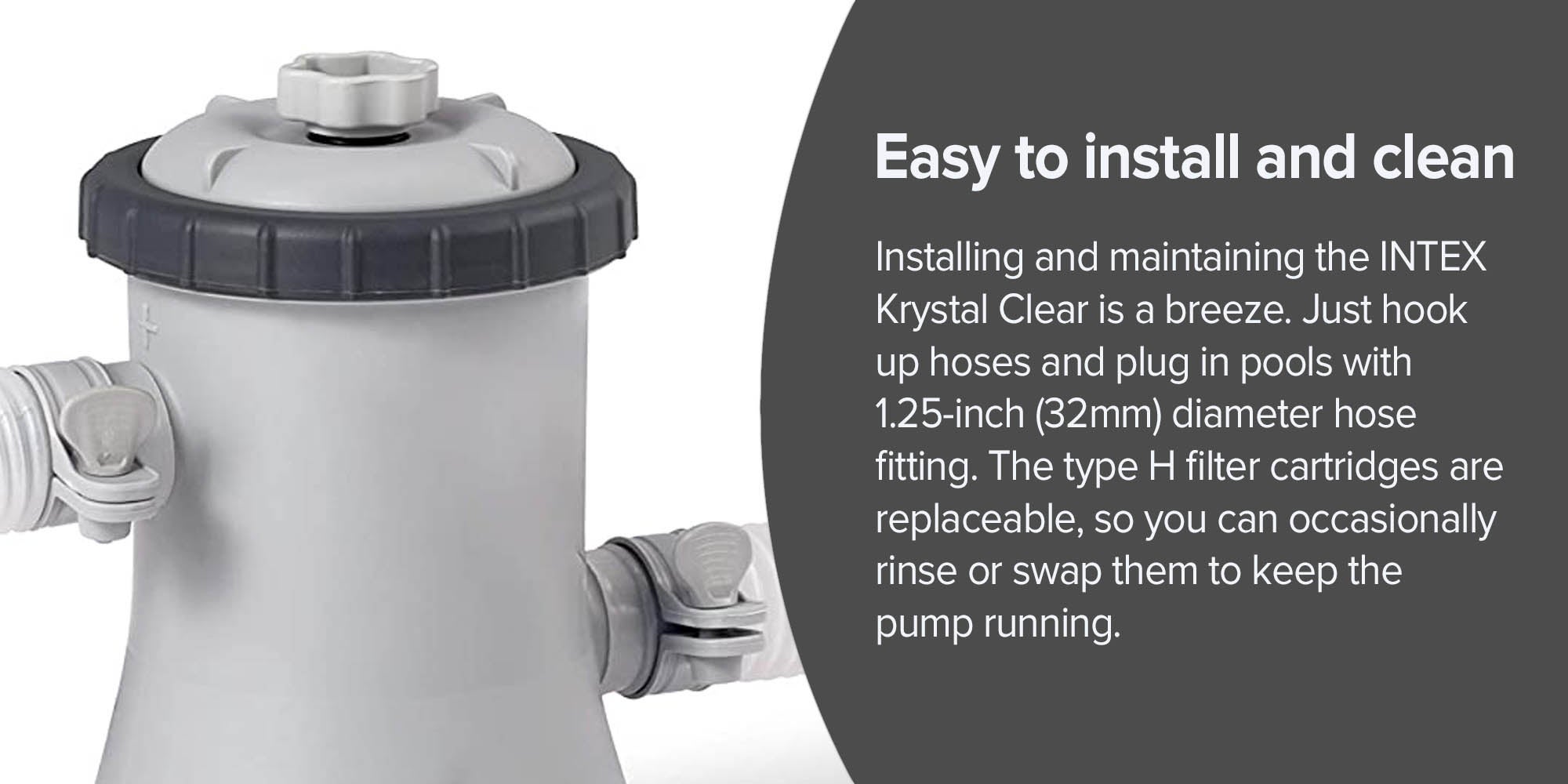 Krystal Clear Cartridge Filter Pump - 330 GPH