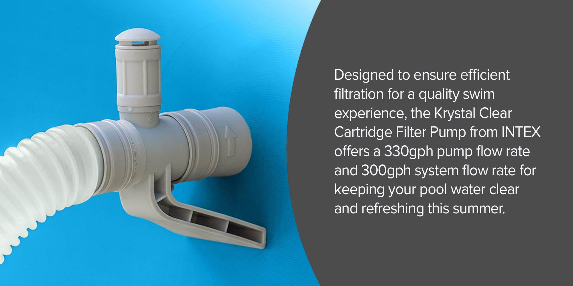 Krystal Clear Cartridge Filter Pump - 330 GPH