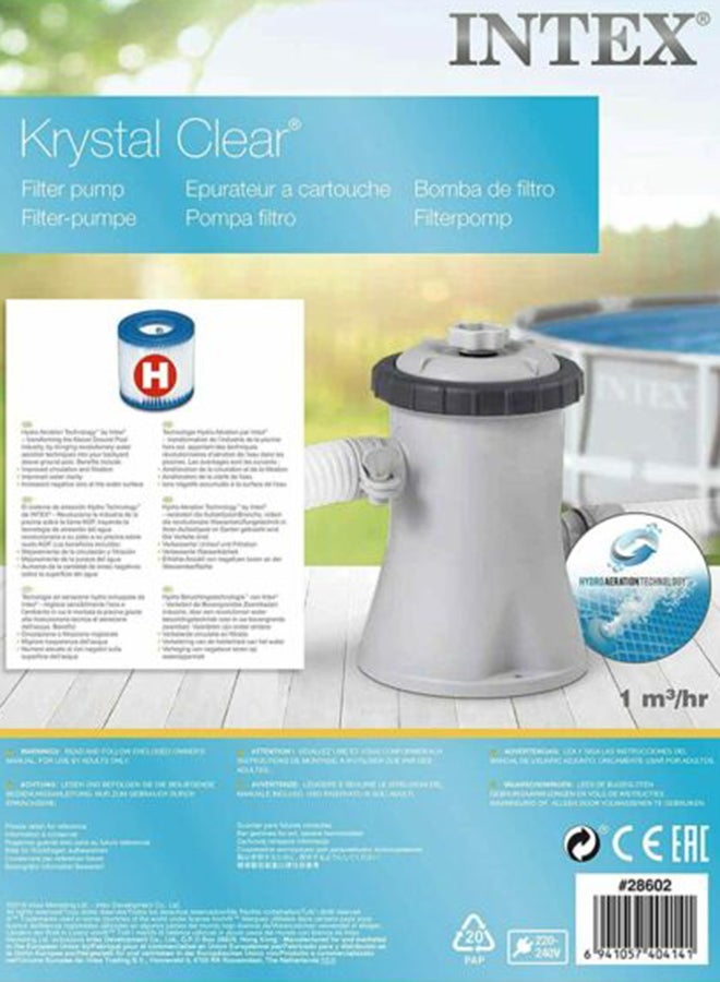 Krystal Clear Cartridge Filter Pump - 330 GPH