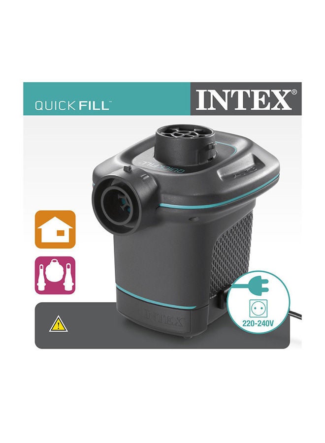 Quick Fill Indoor Electric Pump 14.29x12.38x14.29cm