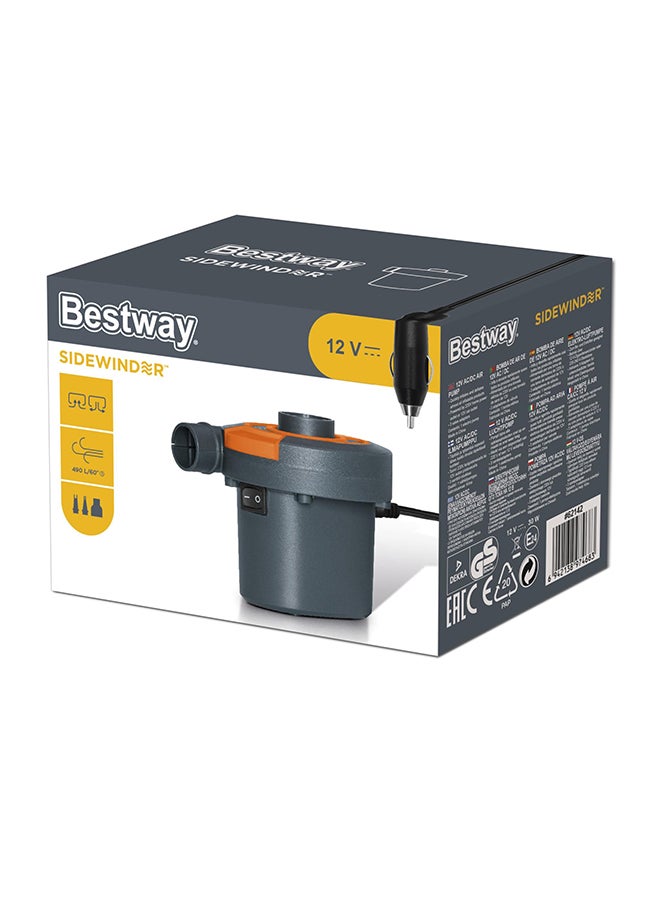 Bestway Airpump Ac/Dc Sidewinder 12V 12cm 12cm