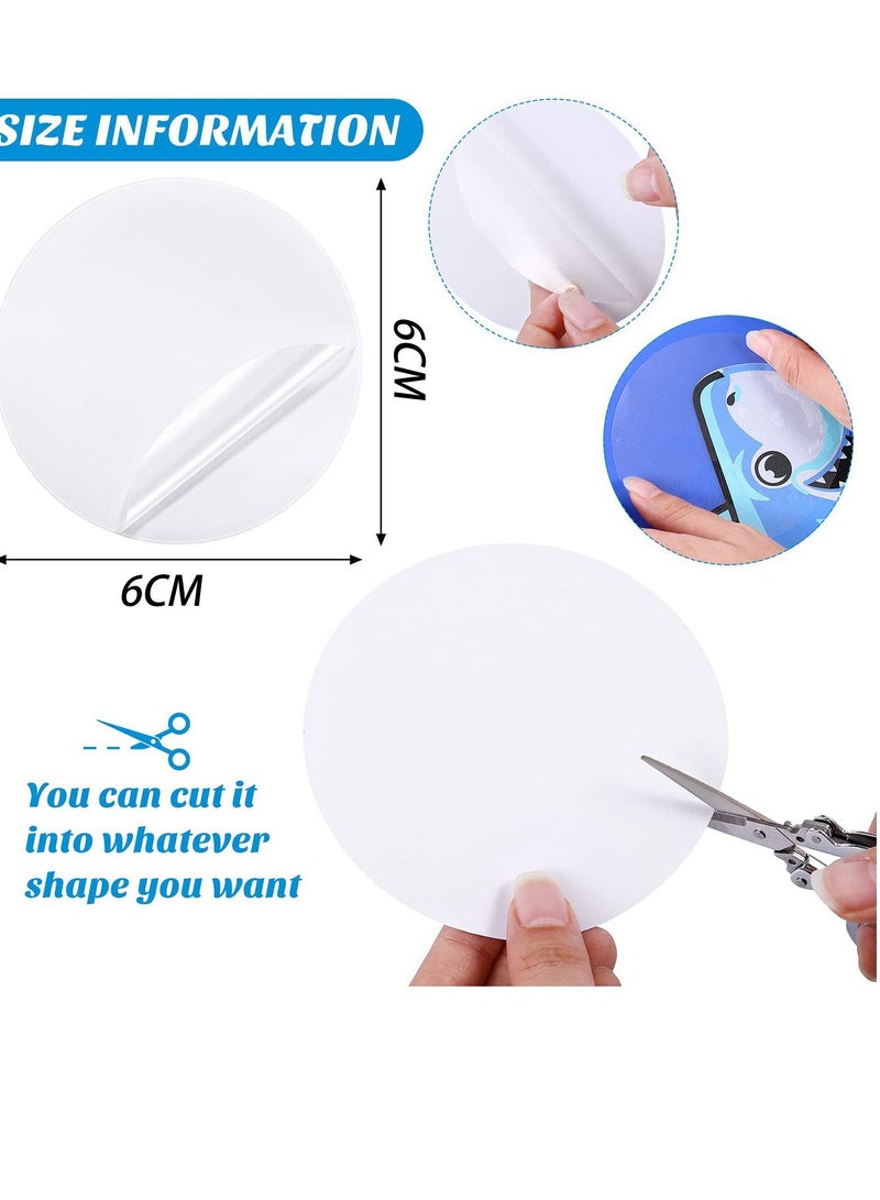 Inflatable Pontoon Boat Liner Patches For Swimming Laps Self-Adhesive Pool Repair Patch Kit Suitable for Various Above-Ground Products (30 Pieces, 6 X Cm)
