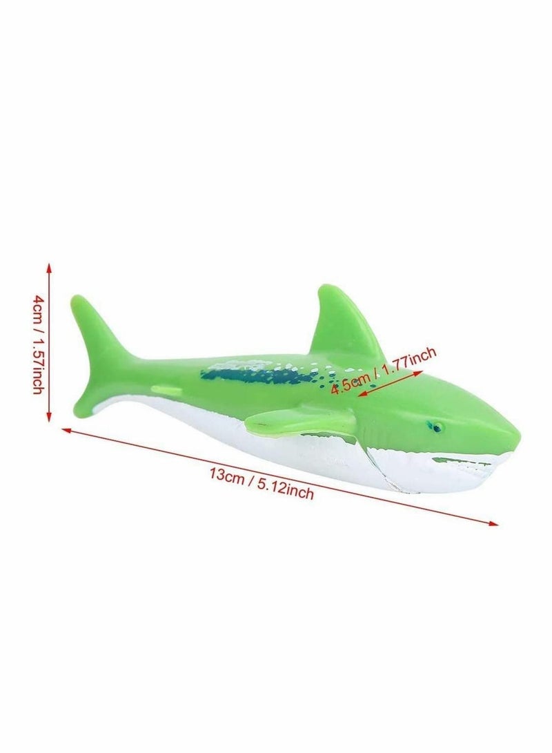 Diving Toys Sticks, Swimming Pool Dive Stick Bath Water Underwater Swim Beach Toy Shark Rocket Shape Throwing Torpedo Game Training Gift for Kids Boys Girls 6 7 8 Years Old (4 Pcs)