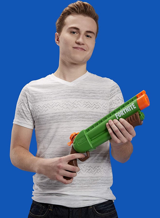 Nerf Super Soaker Fortnite Pump-SG Water Blaster -- Pump-Action Soakage -- For Youth, Teens, Adults