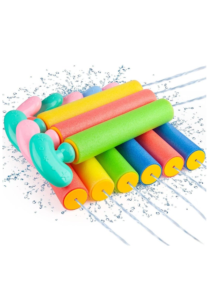 Water Toy for Kids, 9 Pack Foam Water Blaster Squirt Toy Set for Swimming Pool Toys Adults, Water Toy Blaster Shooter