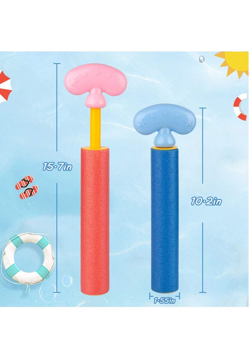 Water Toy for Kids, 9 Pack Foam Water Blaster Squirt Toy Set for Swimming Pool Toys Adults, Water Toy Blaster Shooter