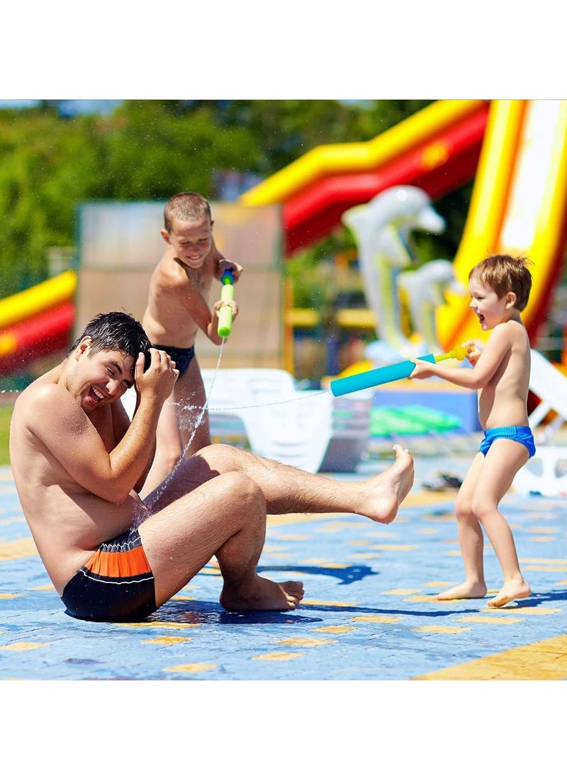 Water Blaster Soaker Gun for Kids, 6 Pack Foam Water Squirt Guns Shooter Noodles Pump, Summer Pool Toys for Boys, Girls & Adults Swimming Party Games Outdoor Beach Yard Play Game Toy