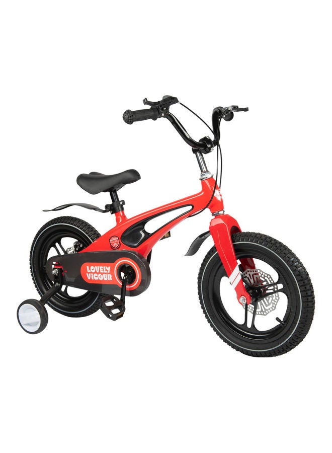 Kids Bicycle For Toddler Boys Girls Freestyle Cycle 12 Inch With Training Wheels With Kickstand Bms Bike, Red 12inch