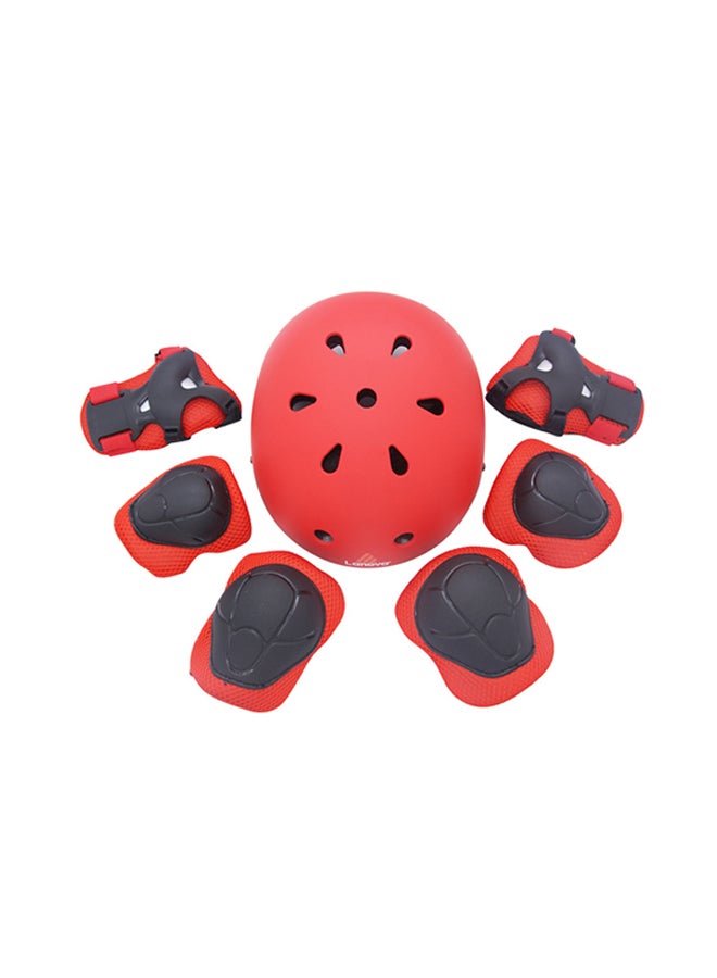 7-Piece Knee Pads And Elbow Guards With Helmet 0.5kg