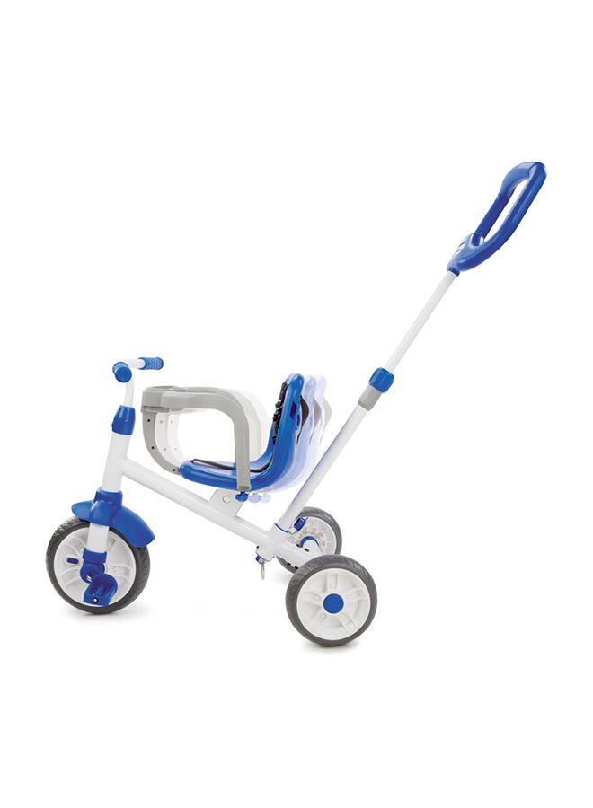 Adjustable, Detachable 3-in-1 Steering Trike Ride N Learn Tricycles for Kids 26x19.7x34.25inch