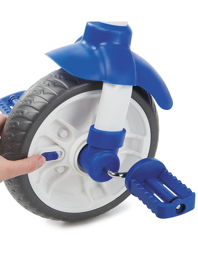 Adjustable, Detachable 3-in-1 Steering Trike Ride N Learn Tricycles for Kids 26x19.7x34.25inch