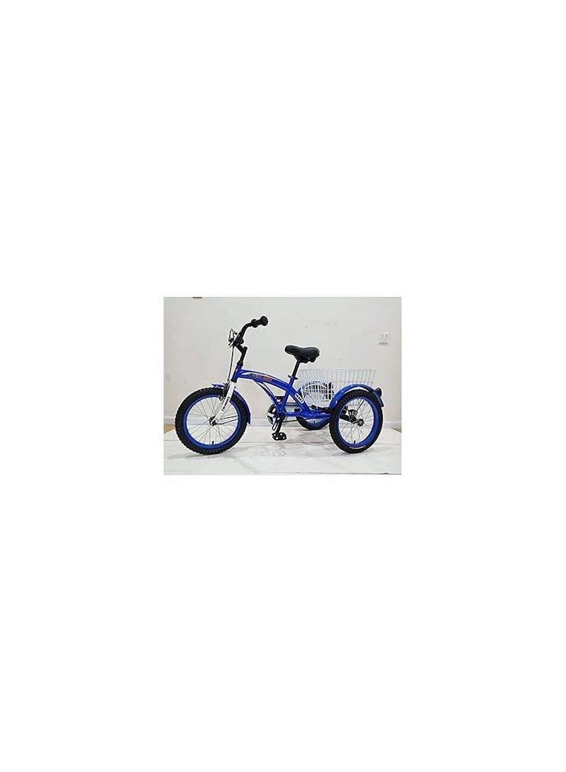 Tricycle 16 Basket Blue