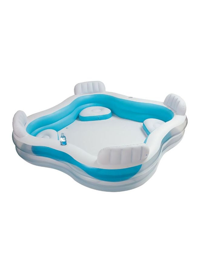Swim Centre Family Lounge Pool 90x90x26inch 90x90x26inch