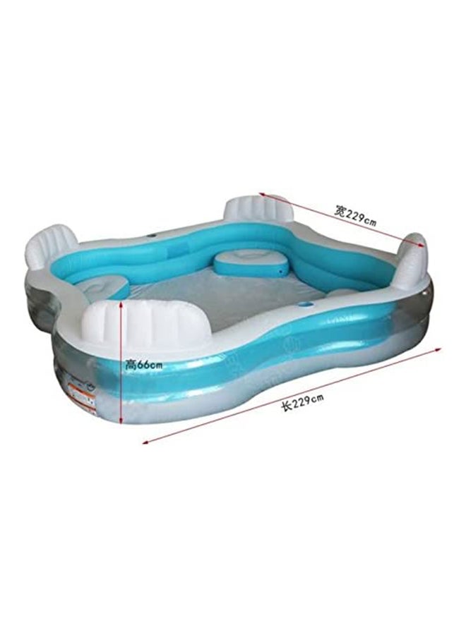 Swim Centre Family Lounge Pool 90x90x26inch 90x90x26inch