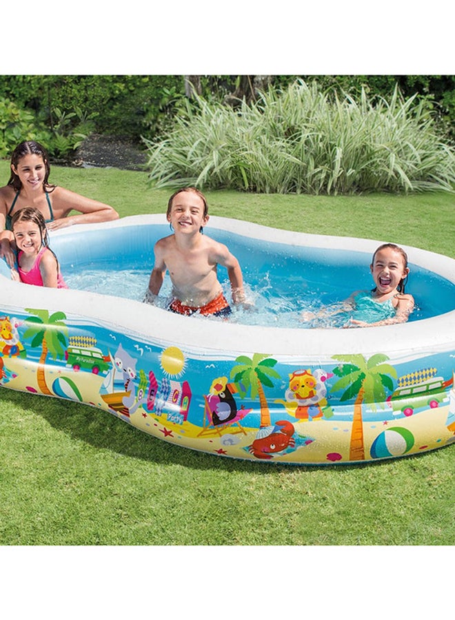 Inflatable Pool For Kids 2.62x1.60x46cm