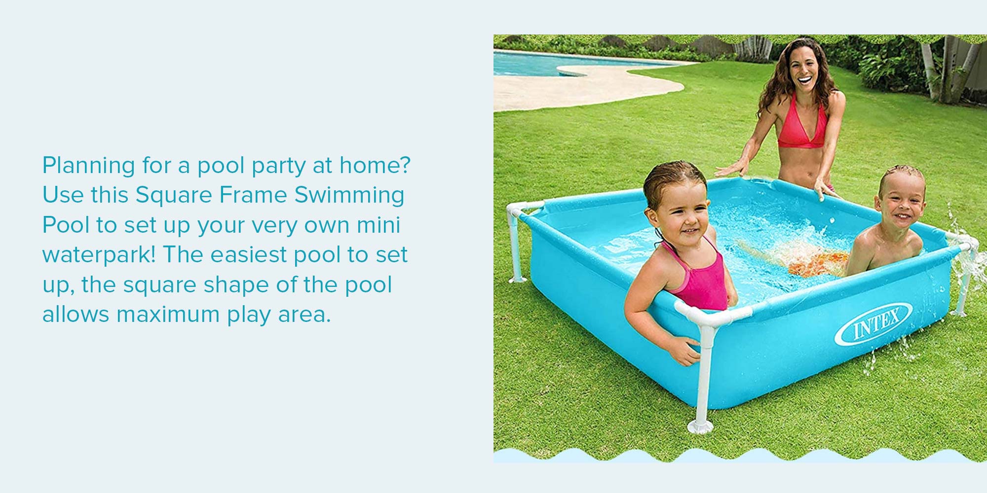 Mini Frame Pool 16.54x15.27x62.98cm 16.54x15.27x62.98cm