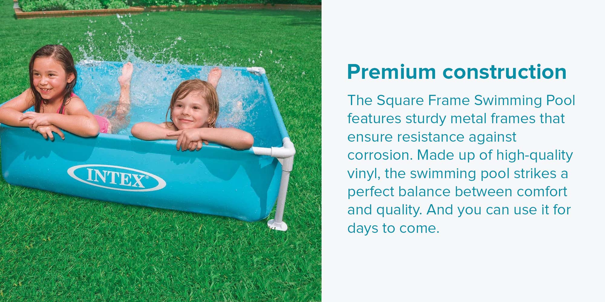Mini Frame Pool 16.54x15.27x62.98cm 16.54x15.27x62.98cm