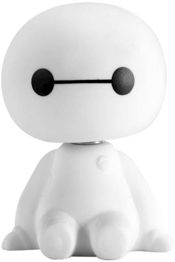 Plastic Baymax Robot Shaking Head Figure