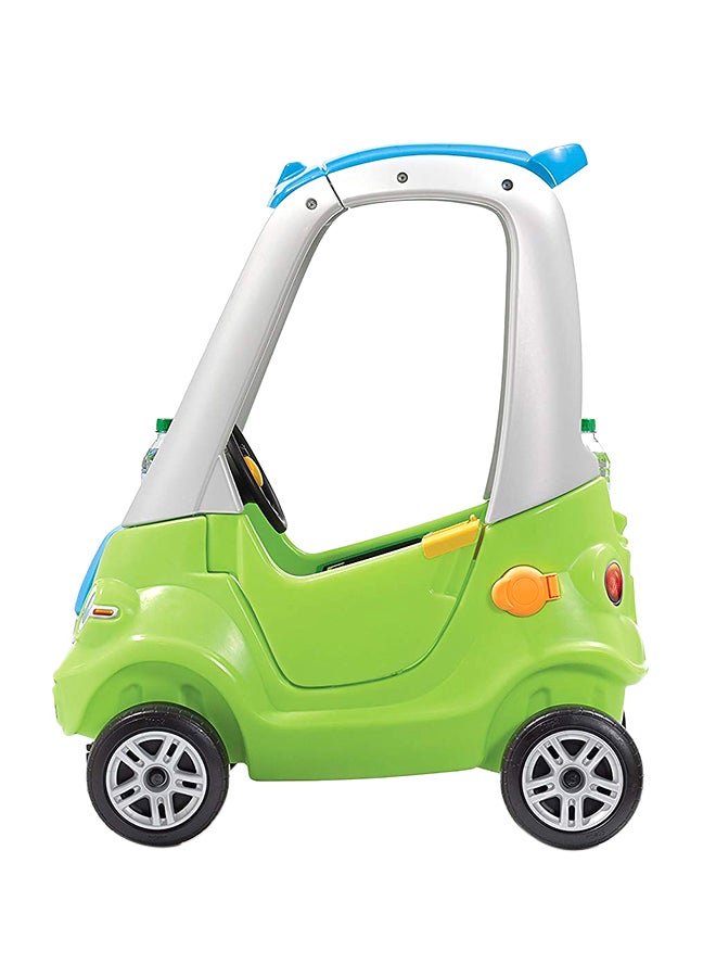 Cute Kids Sliding Car Cozy Coupe Ride-On Toy Toddler Push And Buggy Includes Working Doors Steering Wheel 73X47X87cm