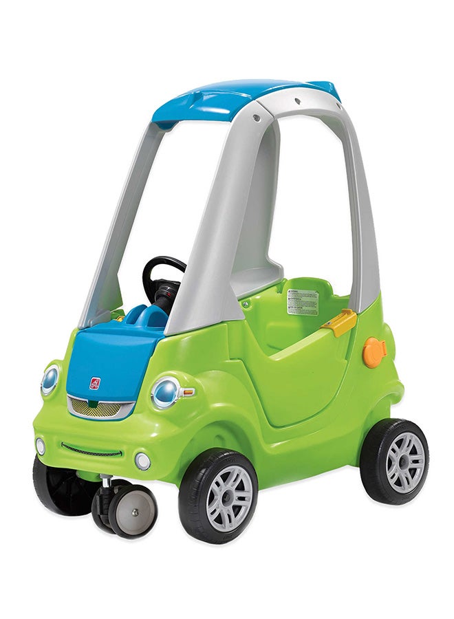 Cute Kids Sliding Car Cozy Coupe Ride-On Toy Toddler Push And Buggy Includes Working Doors Steering Wheel 73X47X87cm