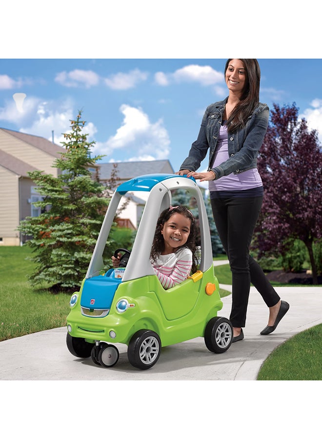 Cute Kids Sliding Car Cozy Coupe Ride-On Toy Toddler Push And Buggy Includes Working Doors Steering Wheel 73X47X87cm