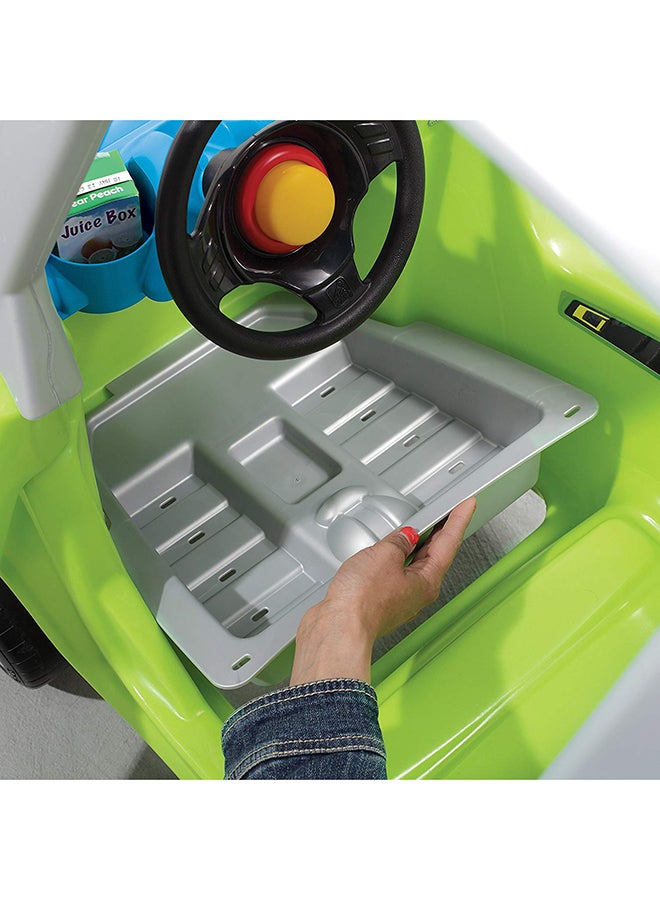 Cute Kids Sliding Car Cozy Coupe Ride-On Toy Toddler Push And Buggy Includes Working Doors Steering Wheel 73X47X87cm