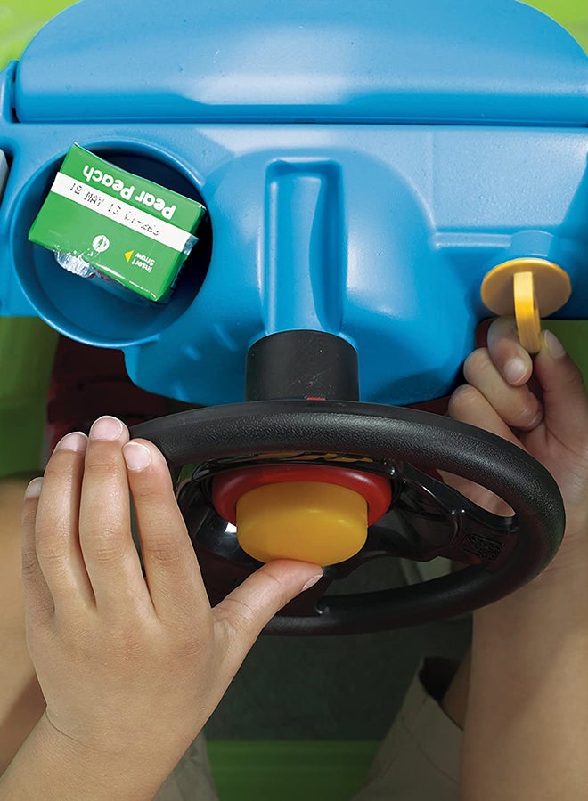 Cute Kids Sliding Car Cozy Coupe Ride-On Toy Toddler Push And Buggy Includes Working Doors Steering Wheel 73X47X87cm