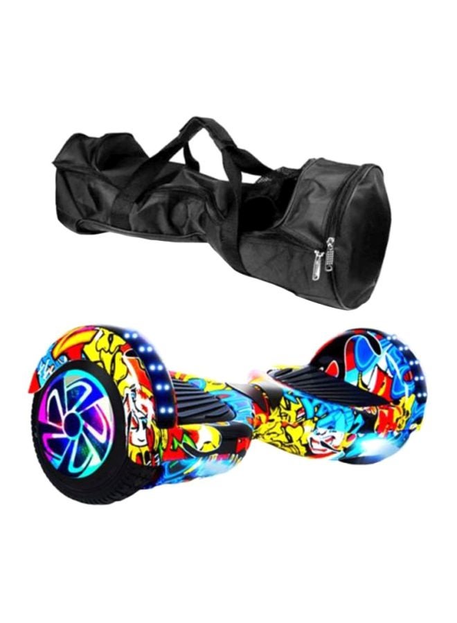Self Balancing Electric Smart Scooter Hoverboard With Carrying Bag Multicolour