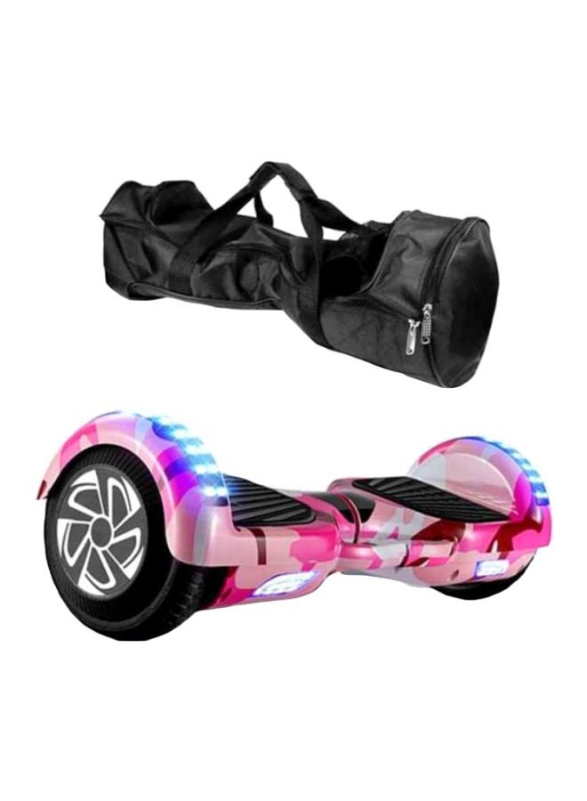 Pack Of 2 Electric Smart Scooter Hoverboard With Carrying Bag Multicolour 63x23x21cm
