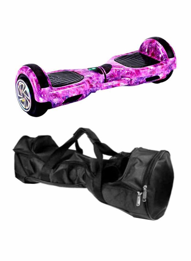 Self Balancing Electric Hoverboard With Bag Purple 65 x 20centimeter