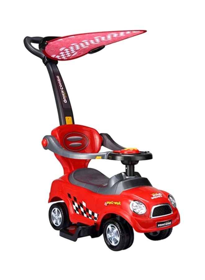 3-In-1 Push Ride On Car With Handle 30x63x38cm
