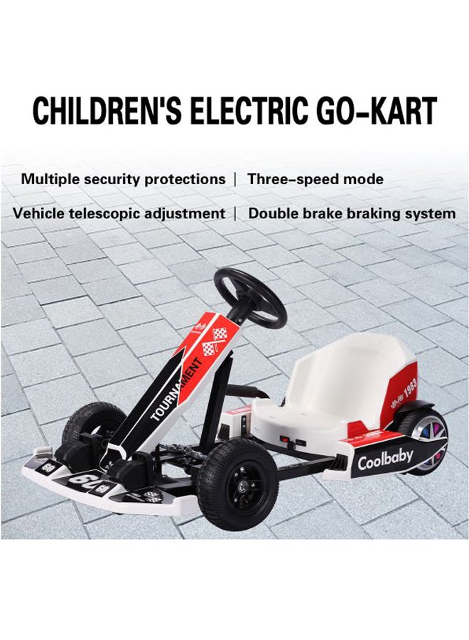 Go-Kart Electric Ride-On Car Multicolour 105x34x80cm