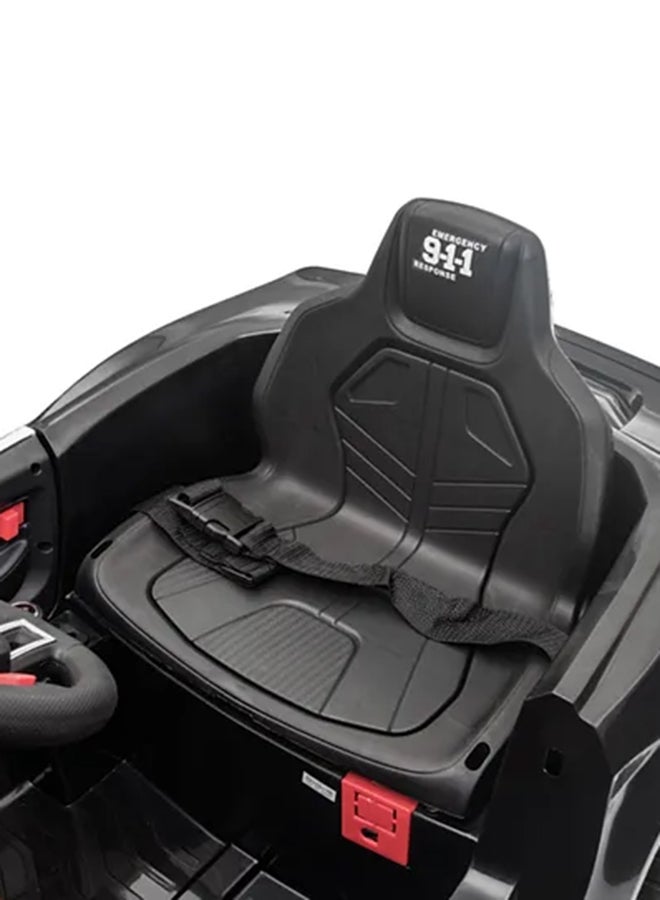 Ride-On Police 12V Convertible Single Seater Squad Car 106cm