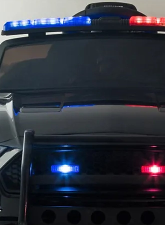 Ride-On Police 12V Convertible Single Seater Squad Car 106cm