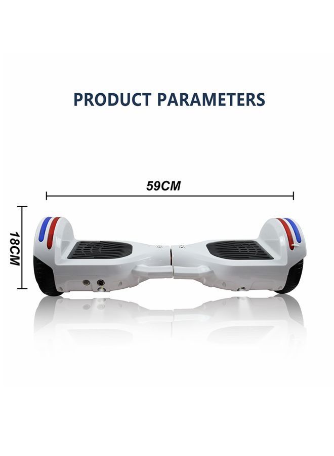 6.5inch Smart Electric Scooter 2 Wheels Self Balancing Scooter Lithium Battery Hoverboard Balance Scooter Bluetooth with Led Lights.