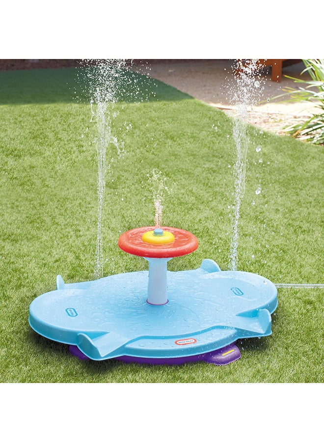 Twist And Splash Fun Zone Entertainer Dual Twister Seated Spinner For Kids 36x18x24inch