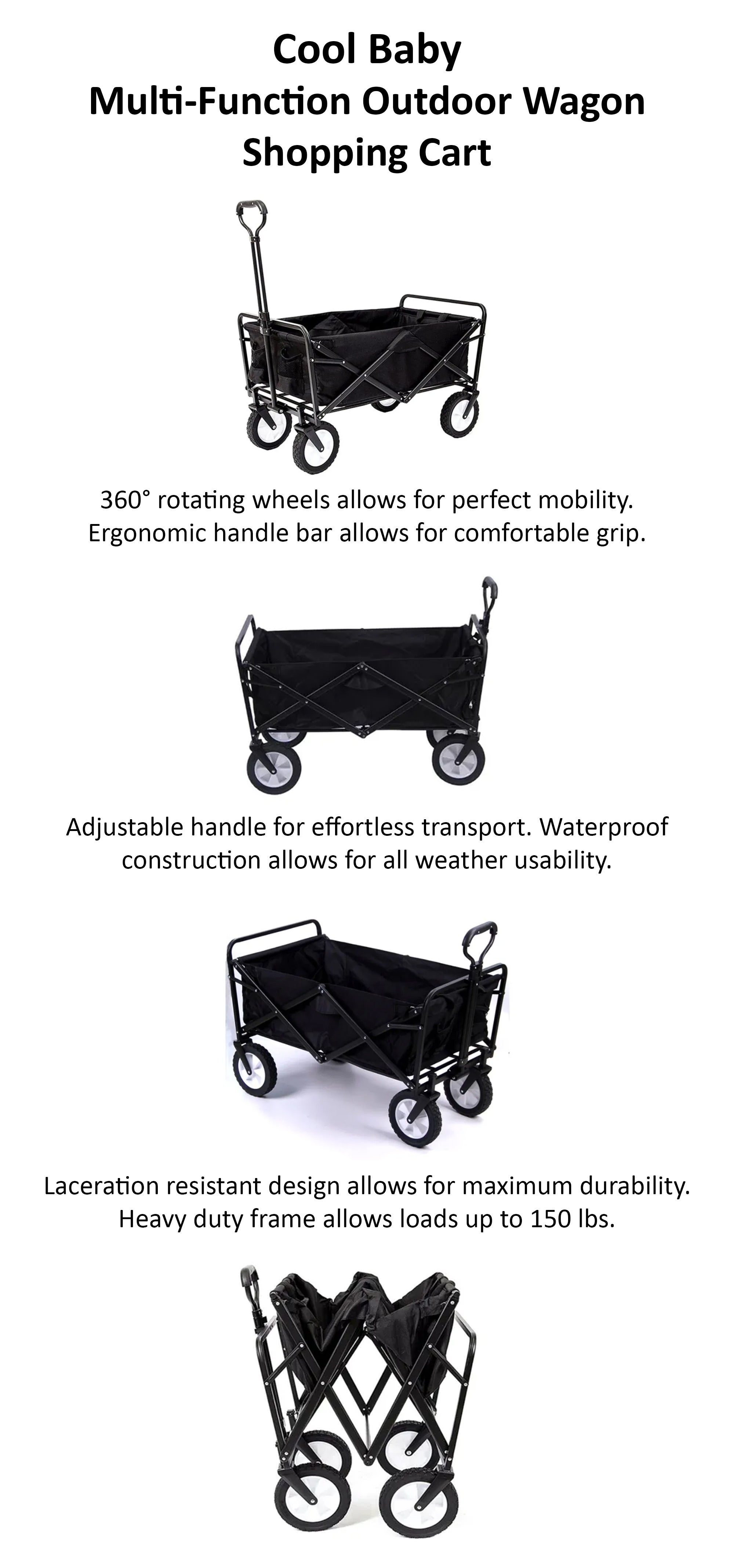 Foldable Outdoor Wagon Cart