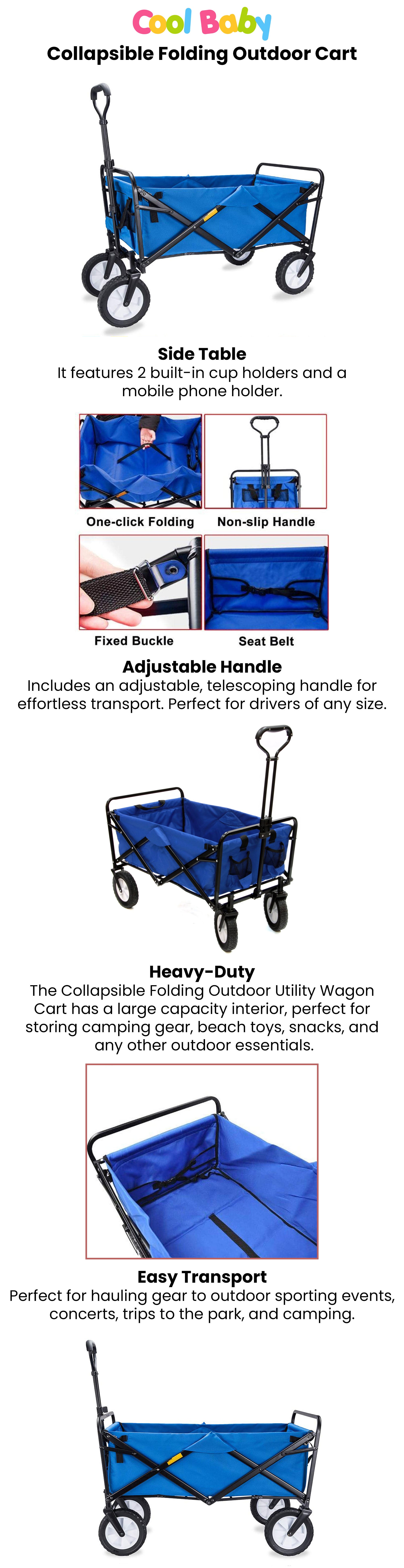 Collapsible Folding Outdoor Cart