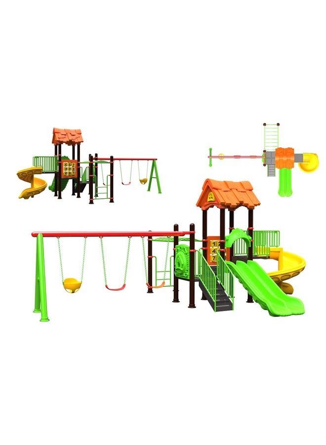 Outdoor Games Children Preschool Playground Equipment And Kids Plastic Playground Slide Games For Kindergarten