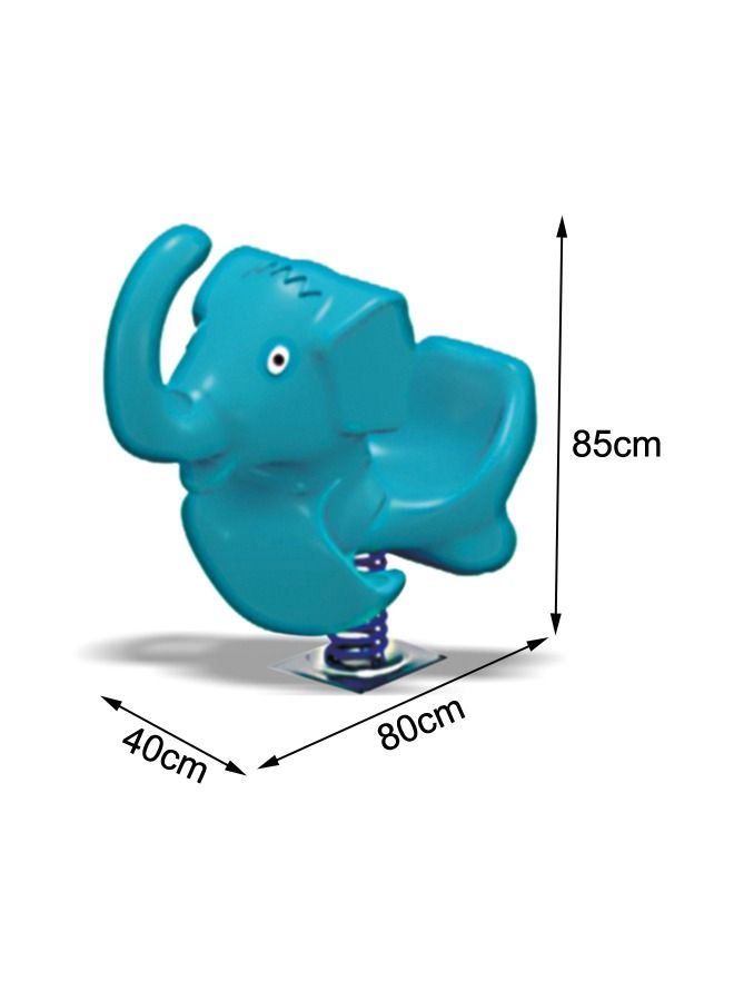 Plastic Children Elephant Shape Rocking Horse Riding Toy Kids