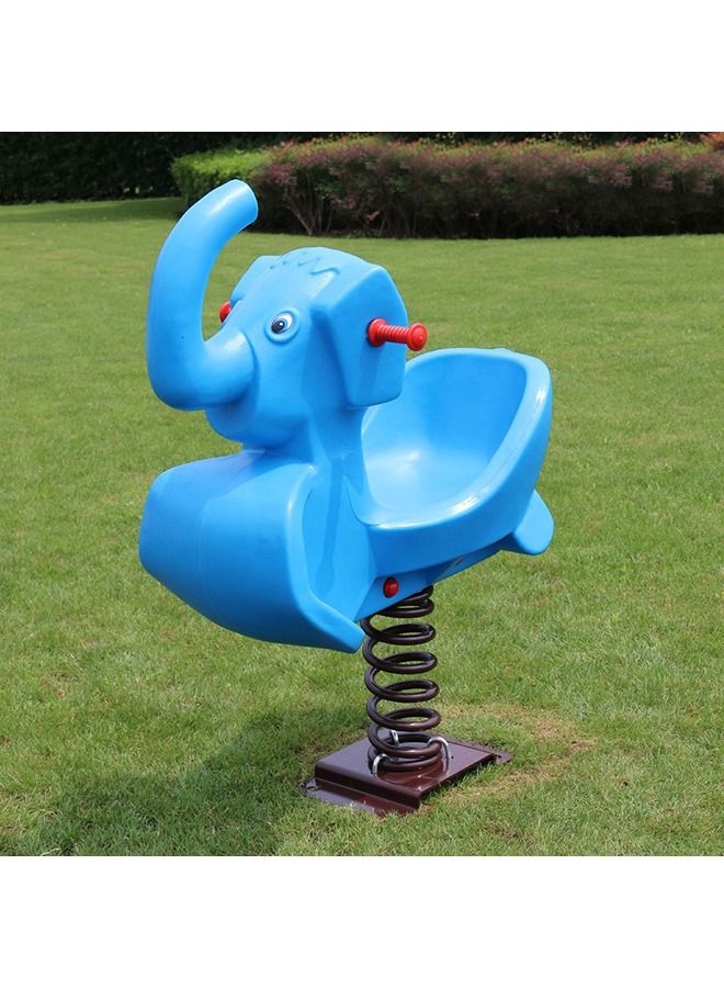 Plastic Children Elephant Shape Rocking Horse Riding Toy Kids