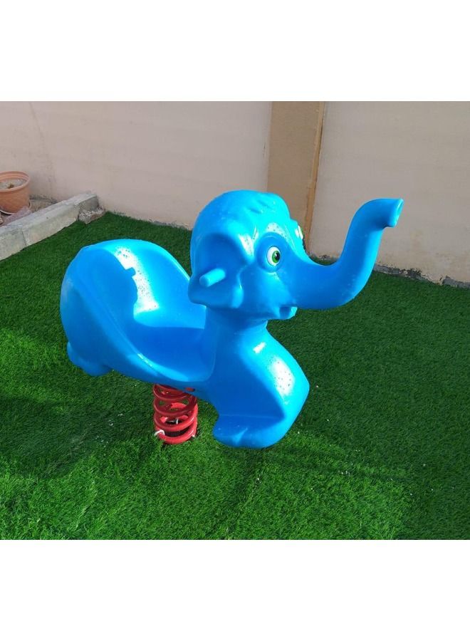 Plastic Children Elephant Shape Rocking Horse Riding Toy Kids