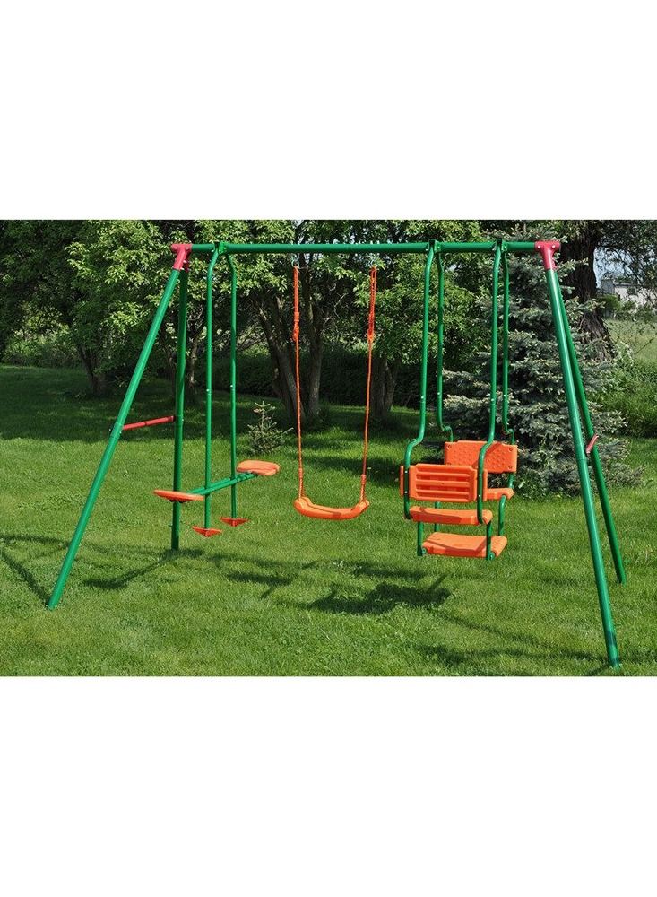 Outdoor Steel Multi Swing Set