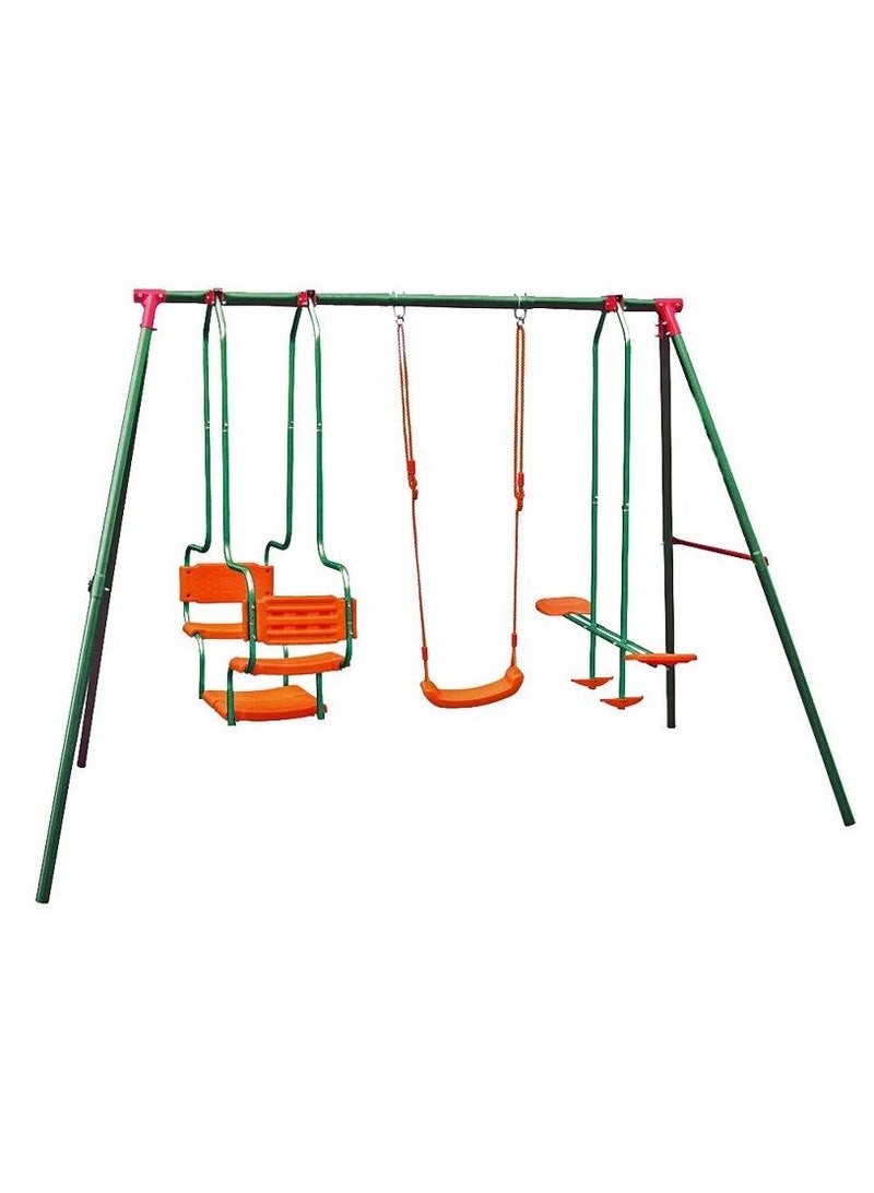 Outdoor Steel Multi Swing Set